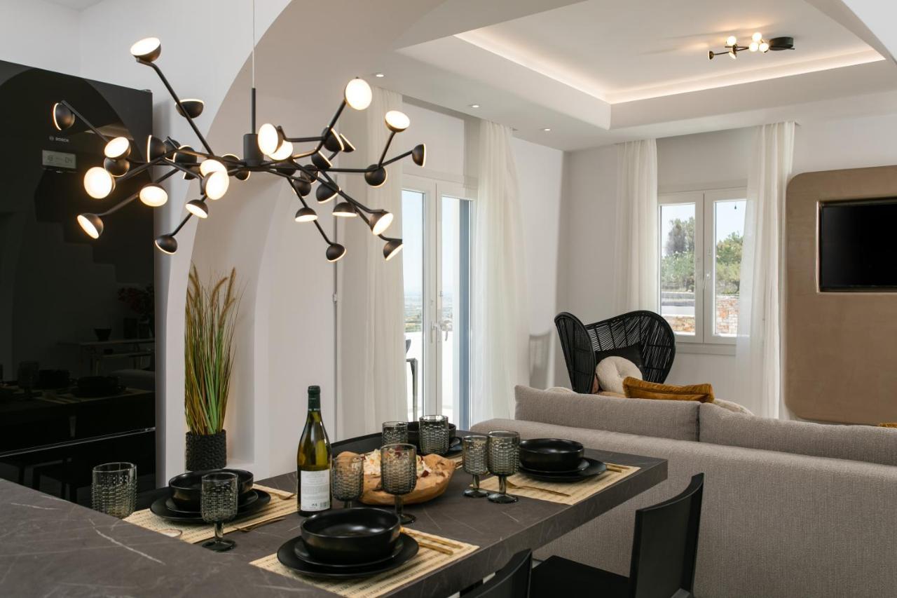 Wow Panoramic View Deluxe Villas Agkidia Exterior foto