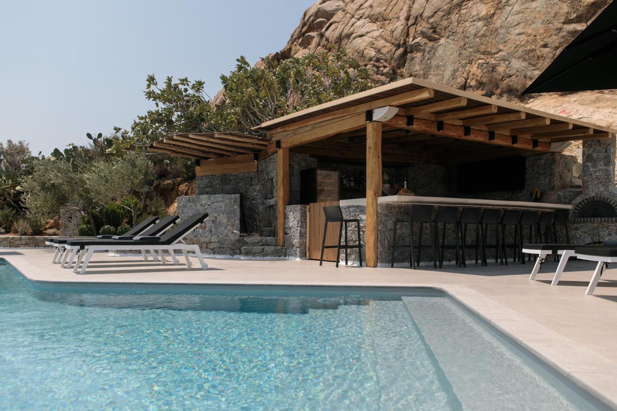 Wow Panoramic View Deluxe Villas Agkidia Habitación foto